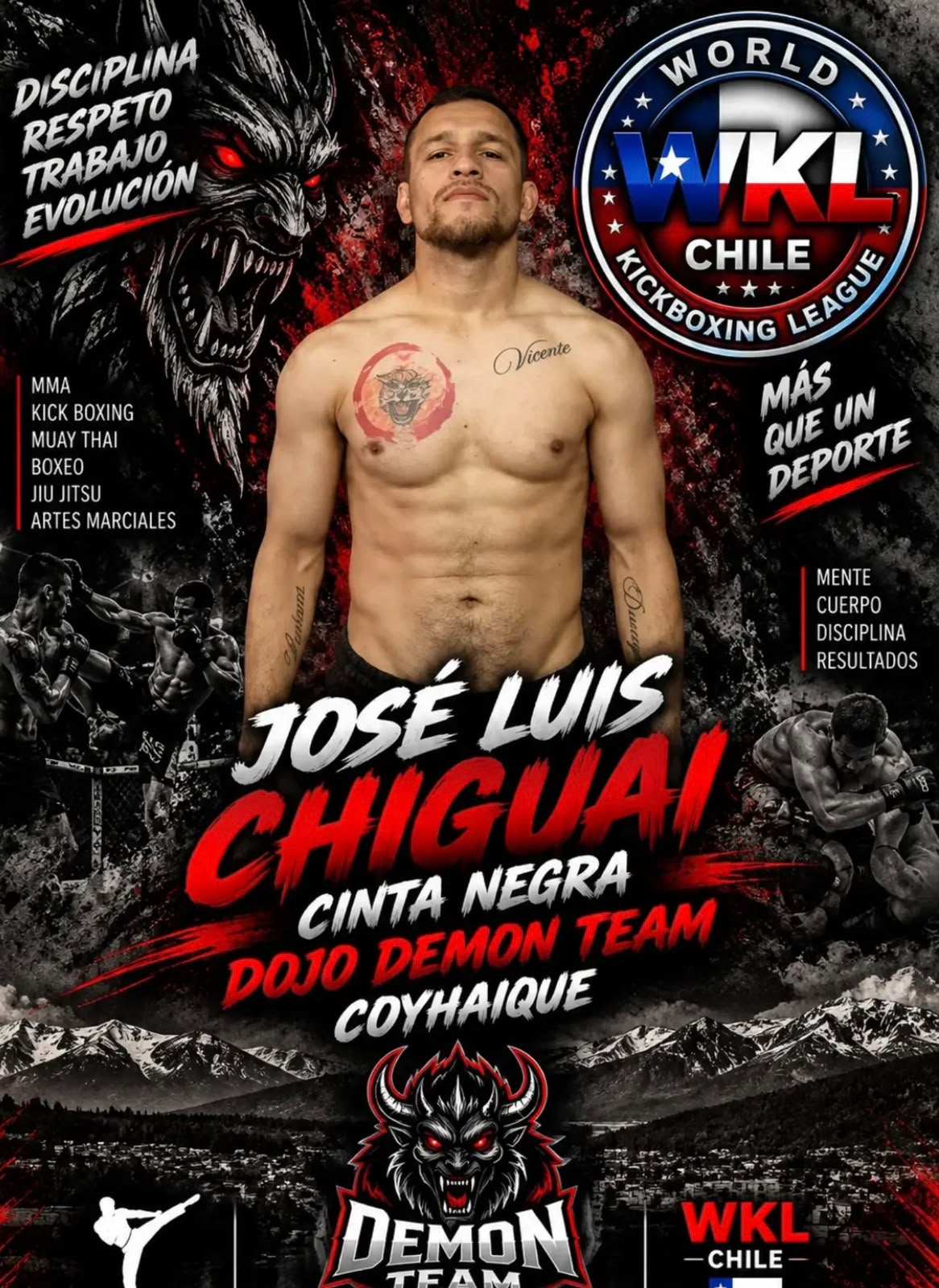 Jiu jitsu y MMA coyhaique , profesor de coyhaique